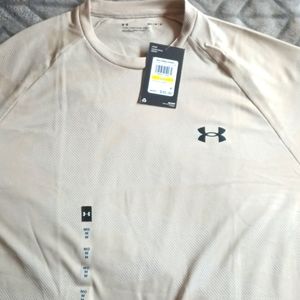 Men's under armour shirt camo beige